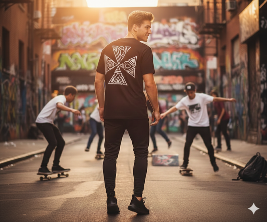 T-SHIRT / PLAYERA 4 ELEMENT BLACK