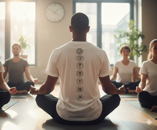 T-SHIRT / PLAYERA 7 CHAKRAS WHITE