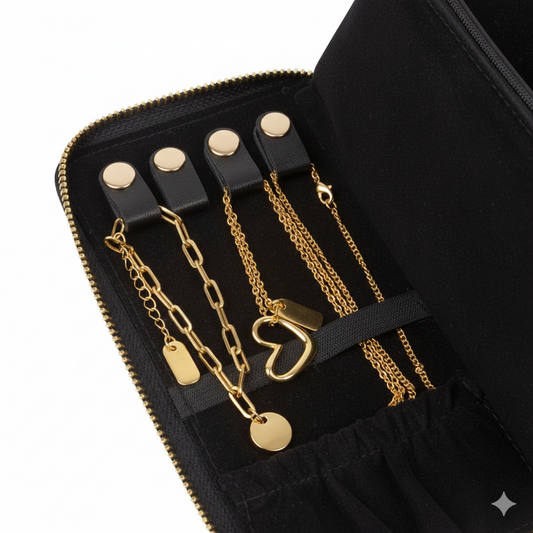 TRAVEL JEWELRY BOX / JOYERO DE VIAJE NIVA BLACK