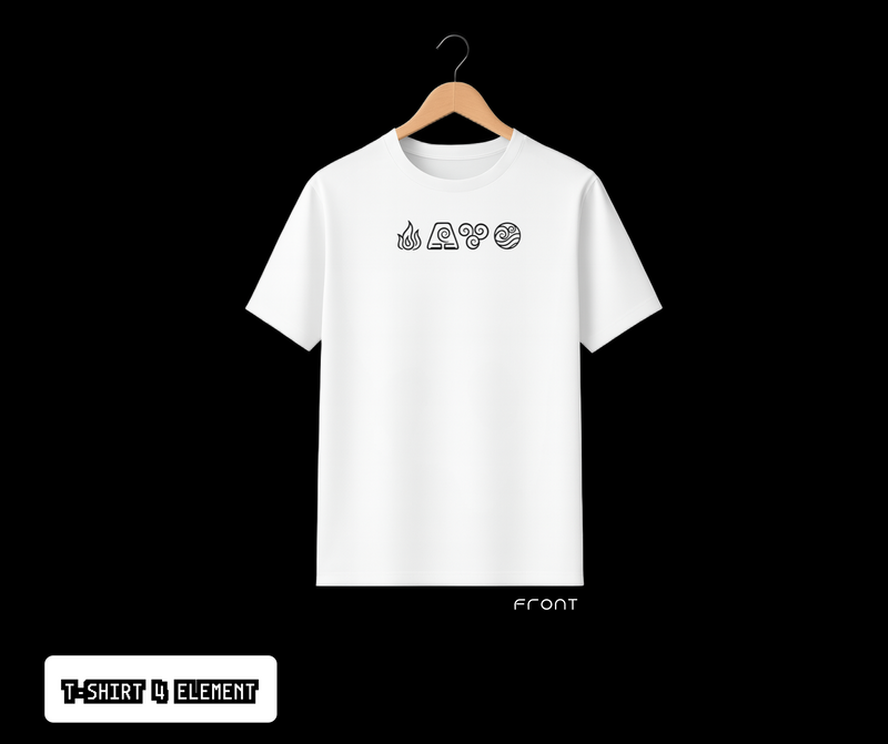 T-SHIRT / PLAYERA 4 ELEMENT WHITE