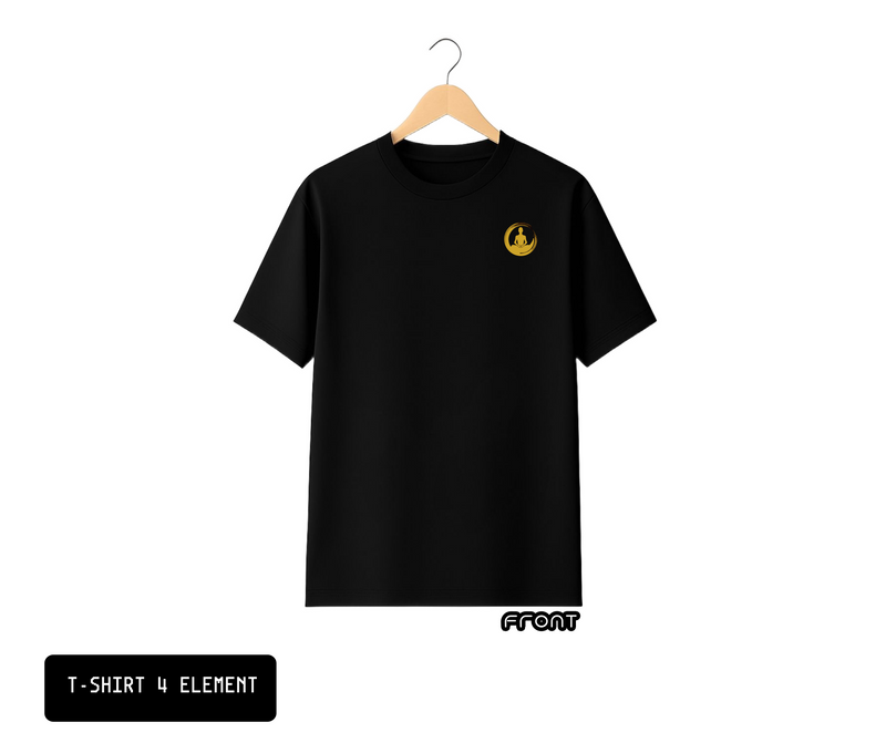 T-SHIRT / PLAYERA 7 CHAKRAS COLOR BLACK