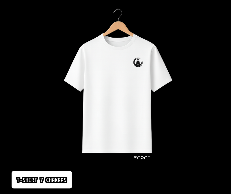 T-SHIRT / PLAYERA 7 CHAKRAS WHITE
