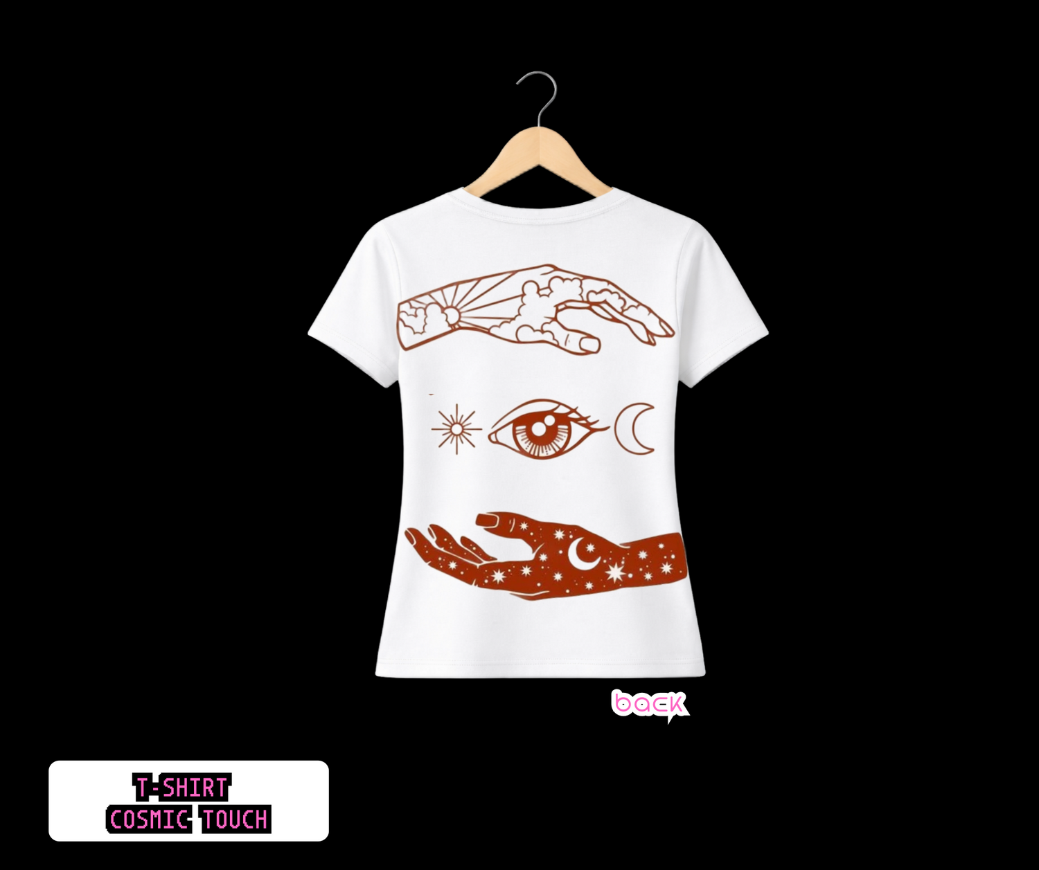 T-SHIRT / PLAYERA COSMIC TOUCH WHITE