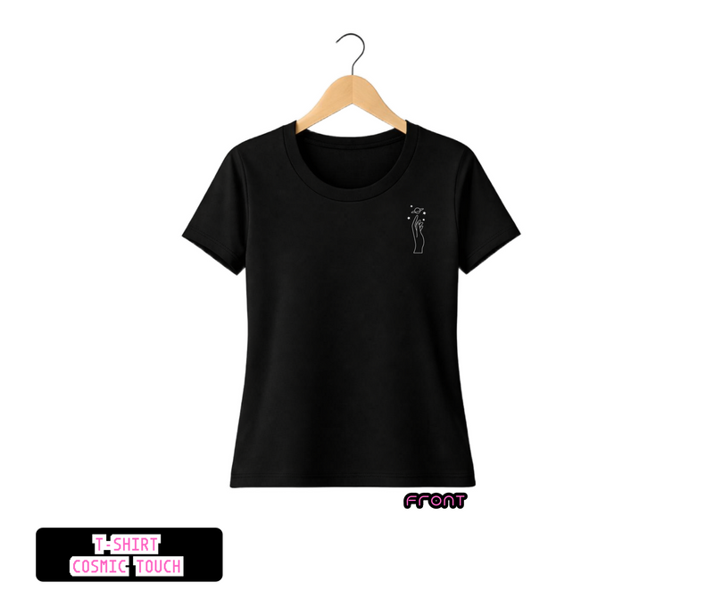 T-SHIRT / PLAYERA COSMIC TOUCH BLACK