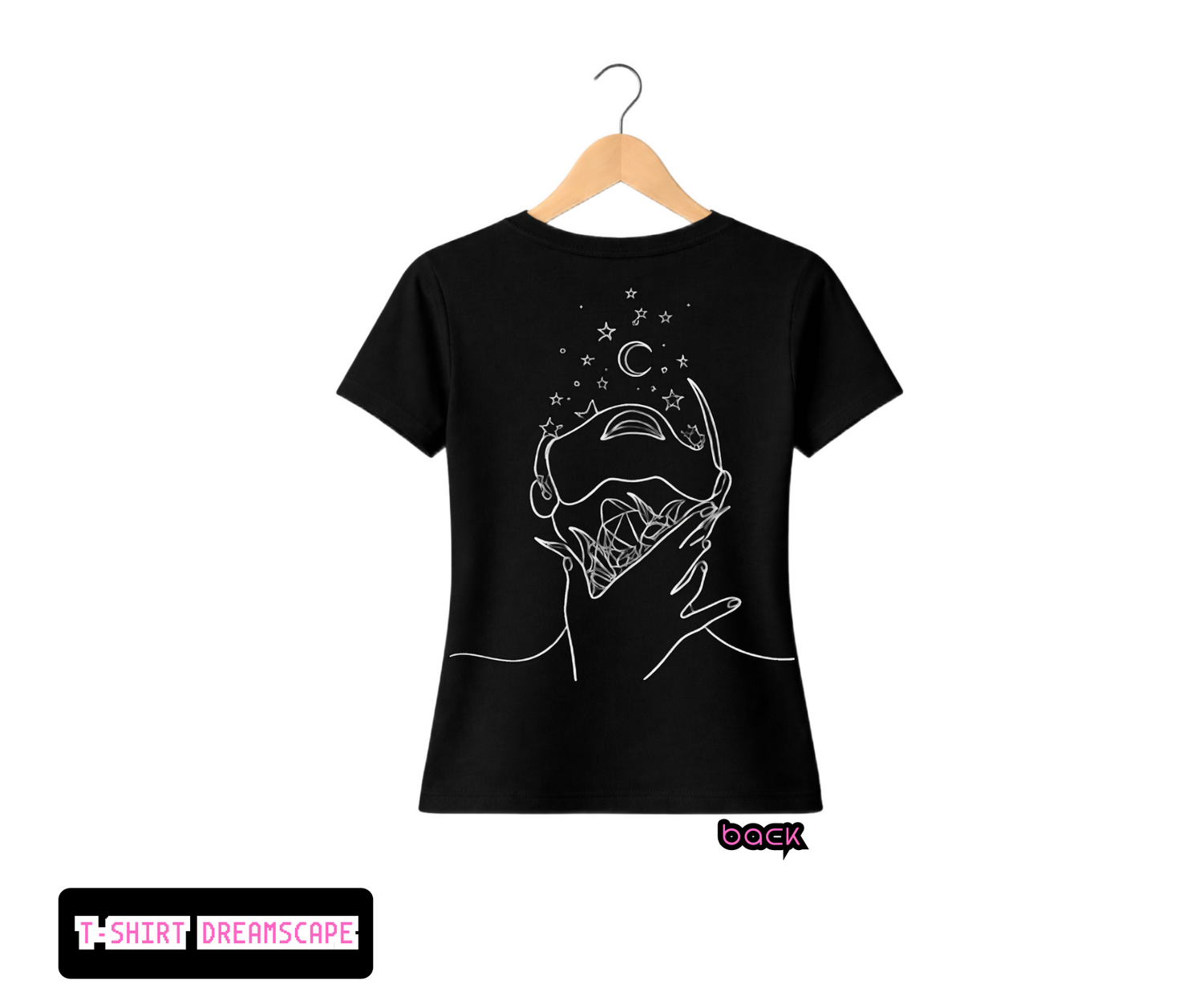 T-SHIRT / PLAYERA DREAMSCAPE BLACK