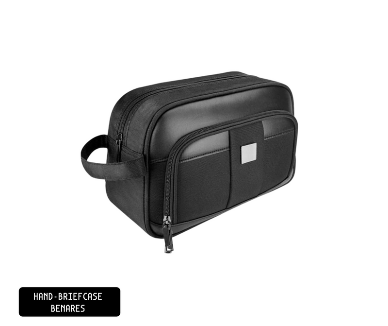HAND BRIEFCASE / MALETIN DE MANO - BENARES BLACK