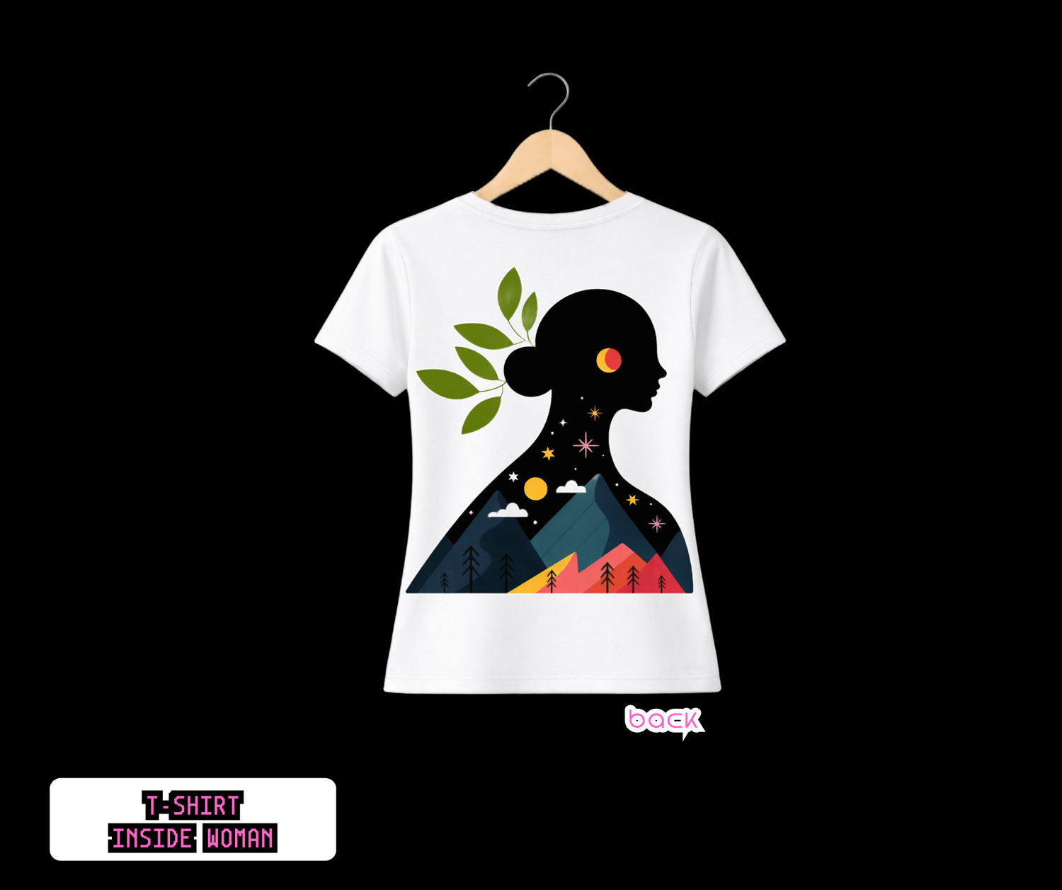 T-SHIRT / PLAYERA INSIDE WOMAN WHITE