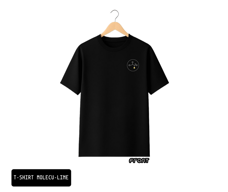 T-SHIRT / PLAYERA MOLECU-LINE BLACK