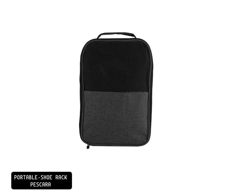 PORTABLE SHOE RACK / ZAPATERA PORTATIL PESCARA BLACK/GRAY