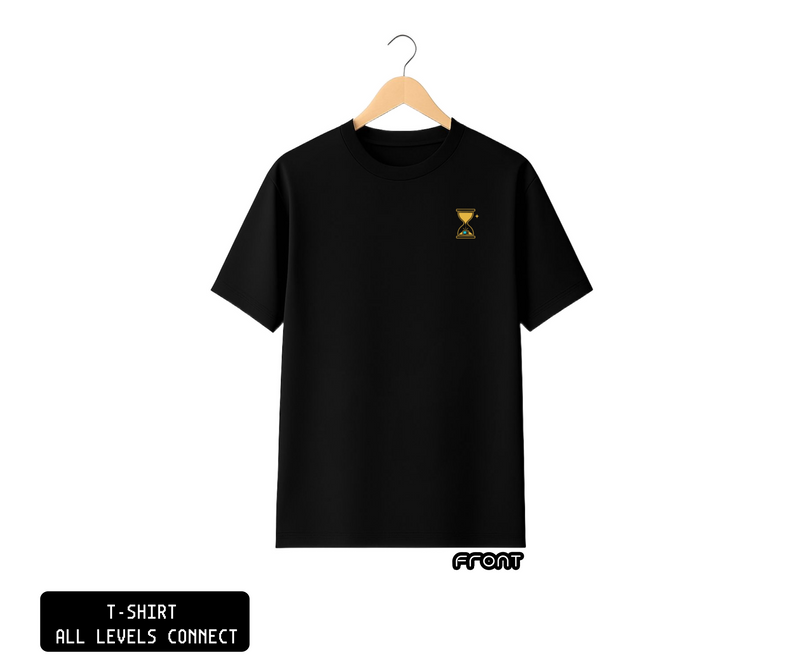 T-SHIRT / PLAYERA ALL LEVELS CONNECT BLACK