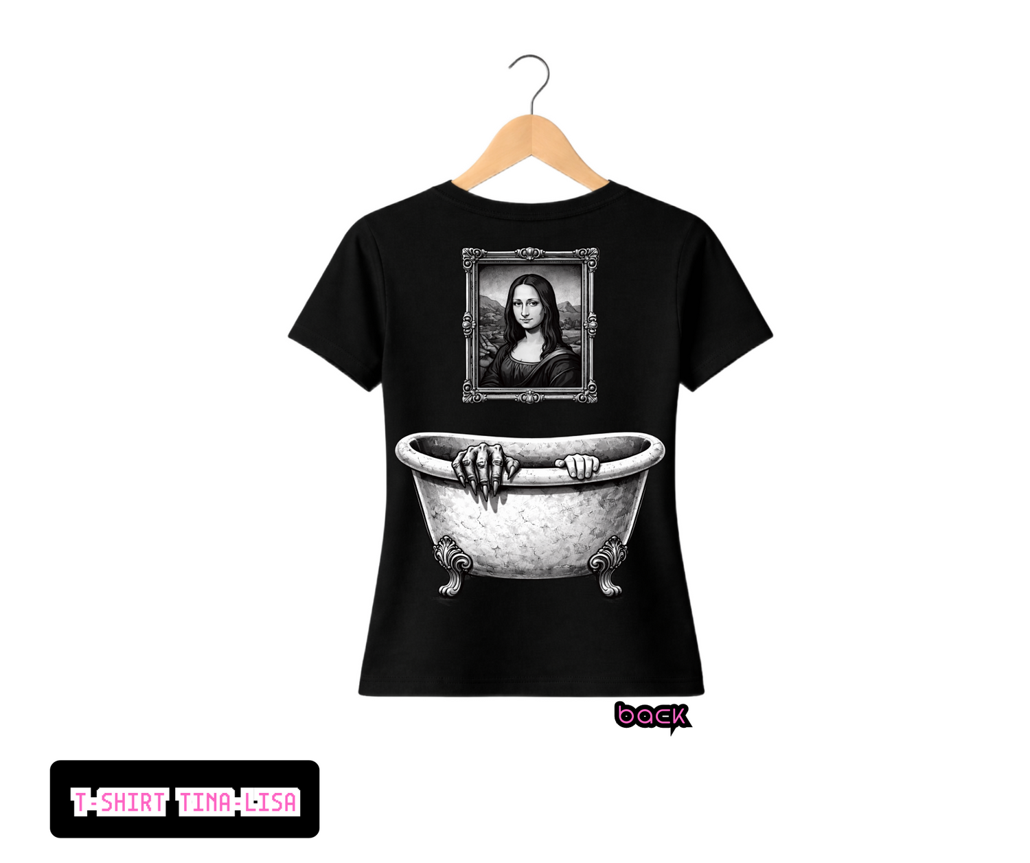 T-SHIRT / PLAYERA TINA-LISA BLACK