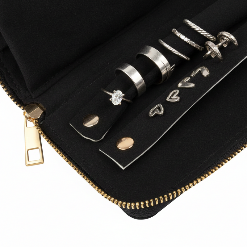TRAVEL JEWELRY BOX / JOYERO DE VIAJE NIVA BLACK
