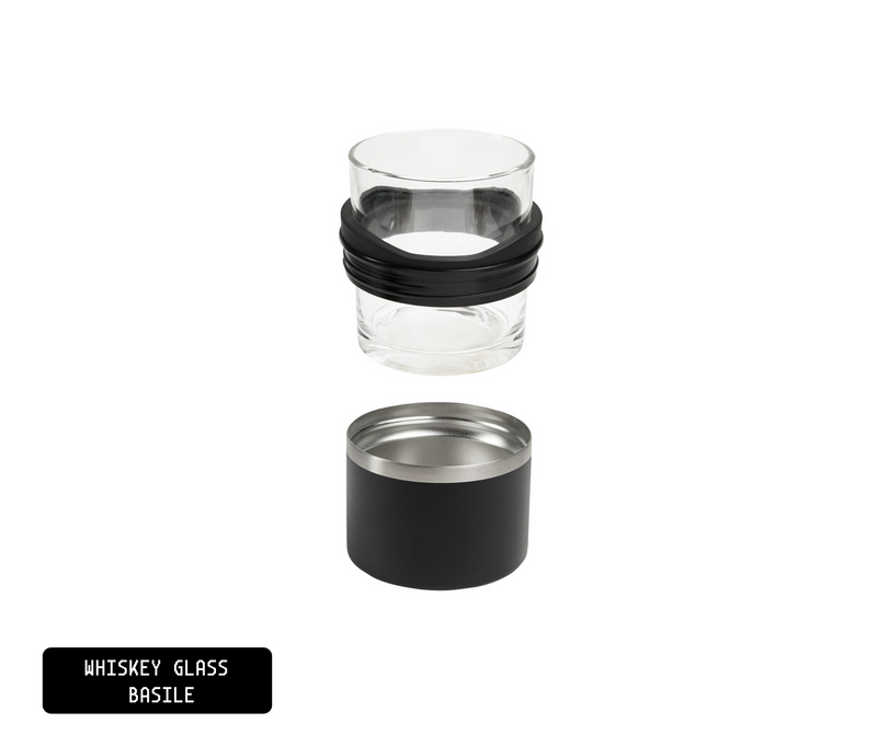 WHISKEY GLASS / VASO PARA WHISKEY BASILE BLACK