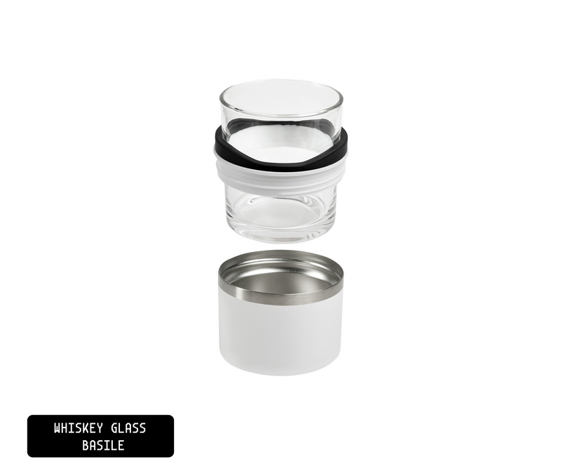 WHISKEY GLASS / VASO PARA WHISKEY BASILE WHITE