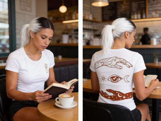 T-SHIRT / PLAYERA COSMIC TOUCH WHITE