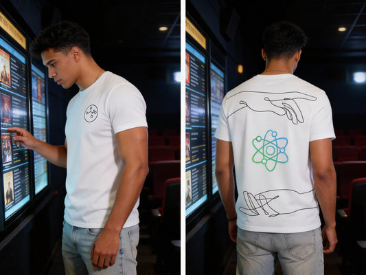 T-SHIRT / PLAYERA MOLECU-LINE WHITE